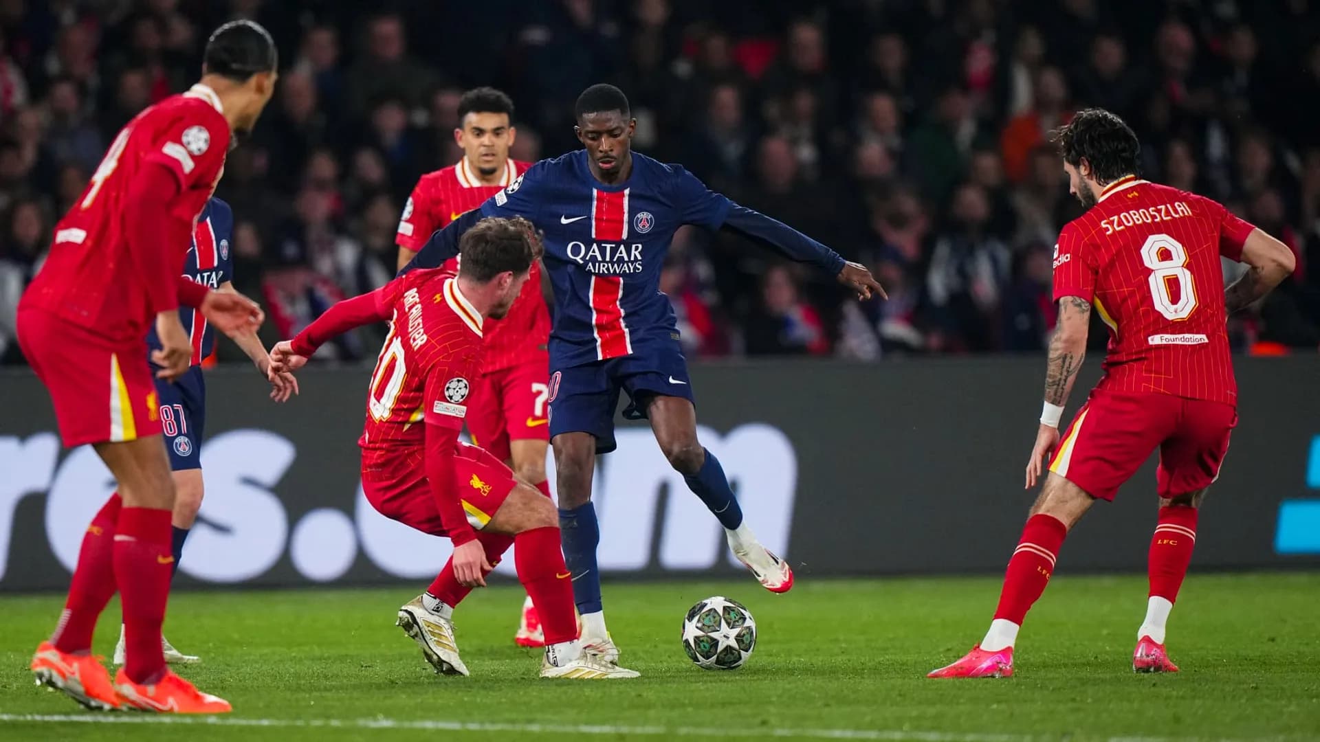 PSG domine Liverpool et prend une option solide pour les demi-finales de Ligue des champions