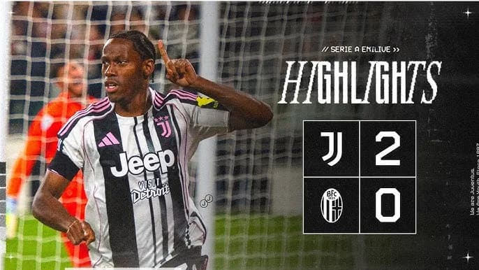 Juventus domine Bologna grâce à McKennie et Thuram au milieu de terrain