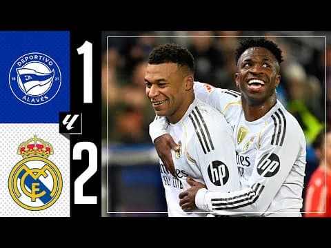 Real Madrid domine Alavés (2-1) malgré la pression d’un Bernabeu mécontent