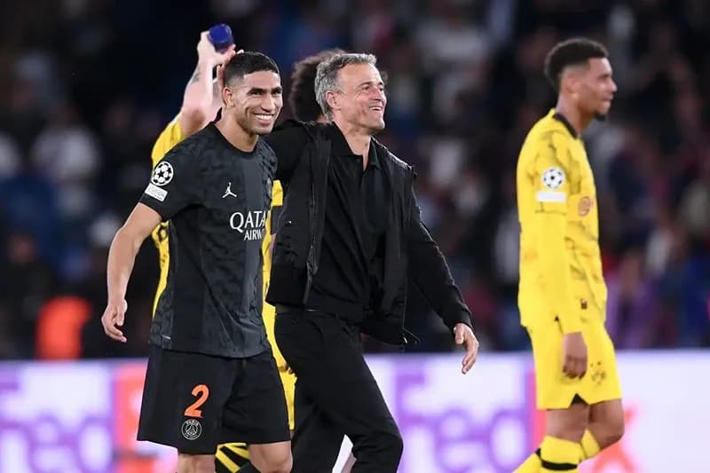 Achraf Hakimi rend hommage à Luis Enrique avant le quart retour Liverpool-PSG